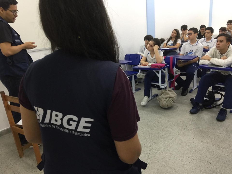 Recebemos a visita do IBGE OFICIAL