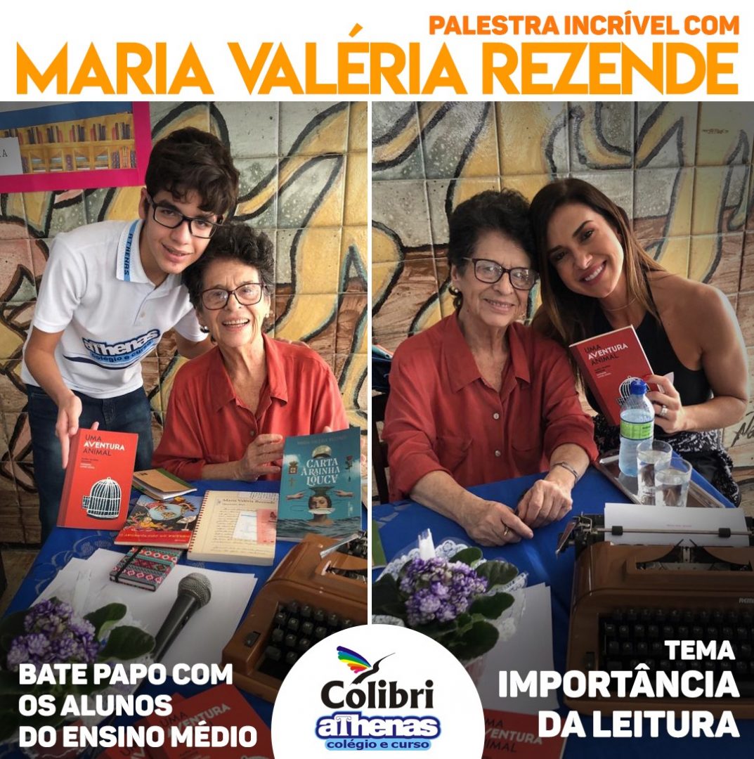 Hoje tivemos a grande visita da nossa  escritora brasileira Maria Valéria Rezende