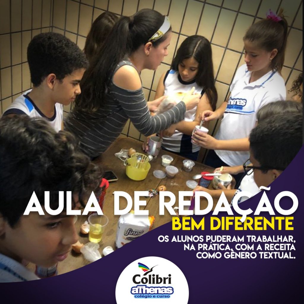 Aula de Redação bem diferente