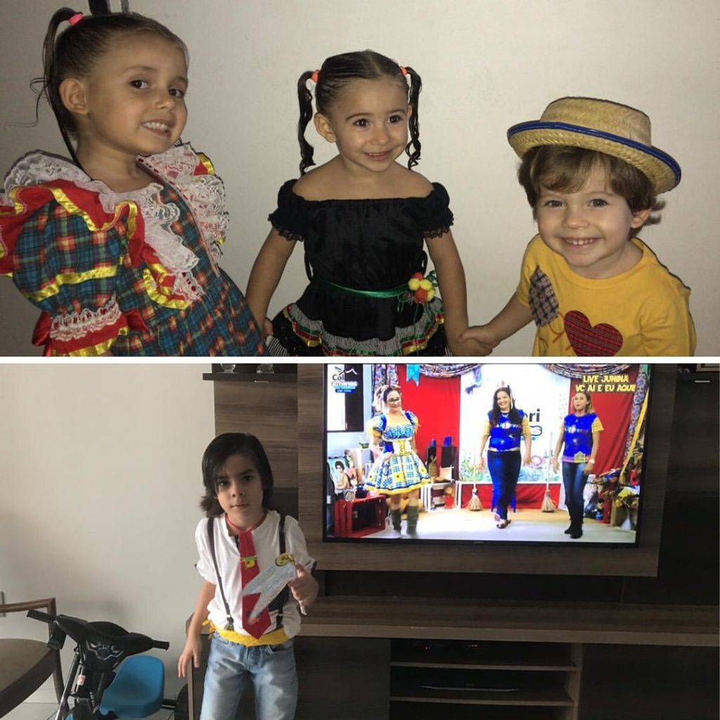 🌽 ARRAIÁ do Colibri Athenas 🔥 Home School #Infantil5 #LiveJunina #VcAiEuAqui