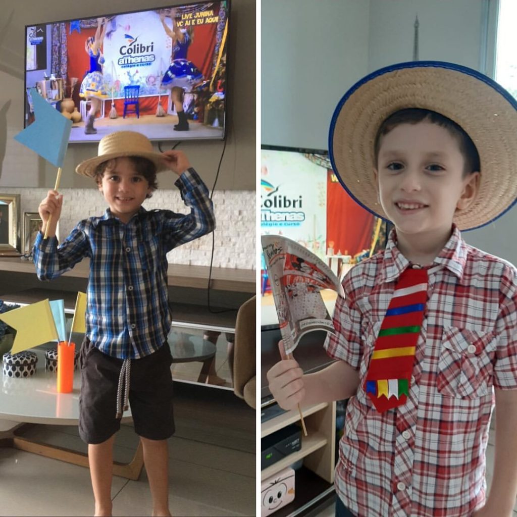 🌽 ARRAIÁ do Colibri Athenas 🔥 Home School #Infantil5 #LiveJunina #VcAiEuAqui