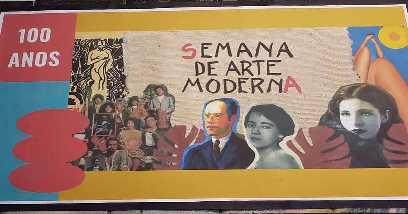 Em comemoração aos 100 anos da Semana de Arte Moderna.