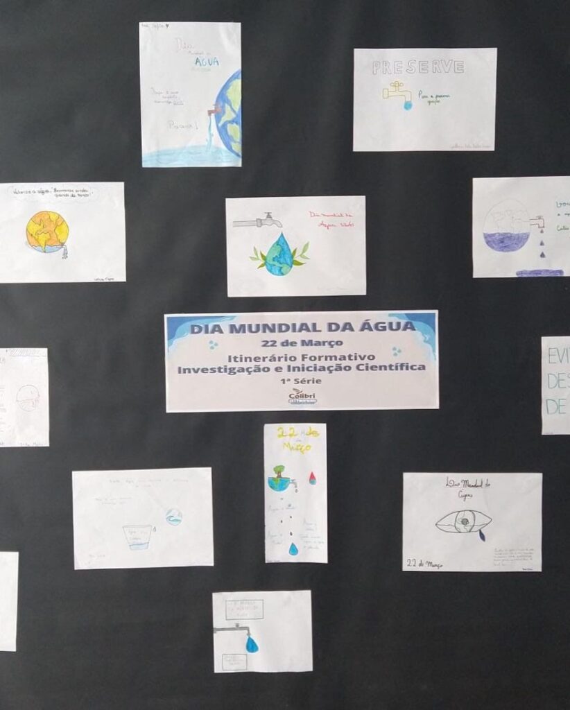 Os educandos da 1ª série assistiram ao documentário Brave Blue World.