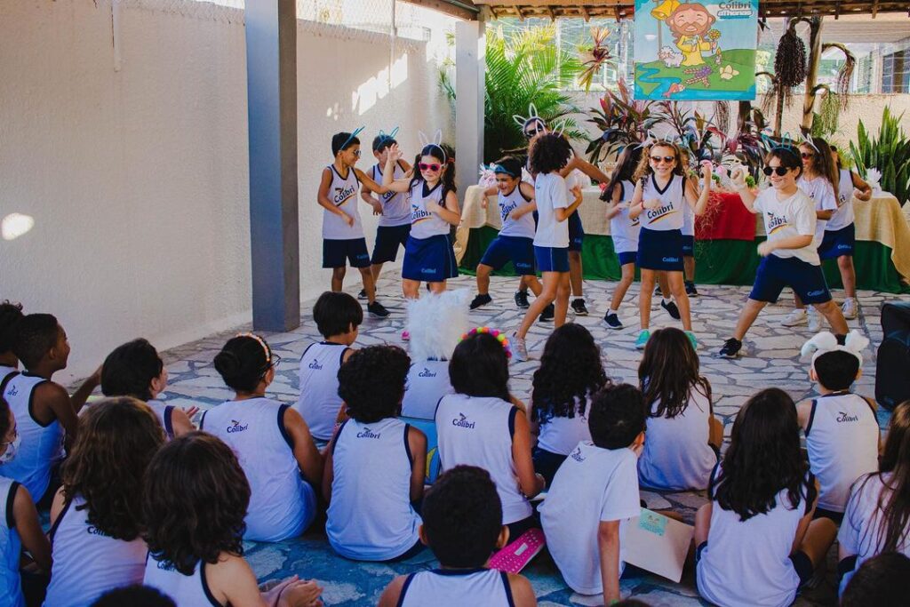 As turmas do Fundamental I apresentaram seus conhecimentos e reflexões sobre os Símbolos da Páscoa, nesta quarta-feira (13/04).