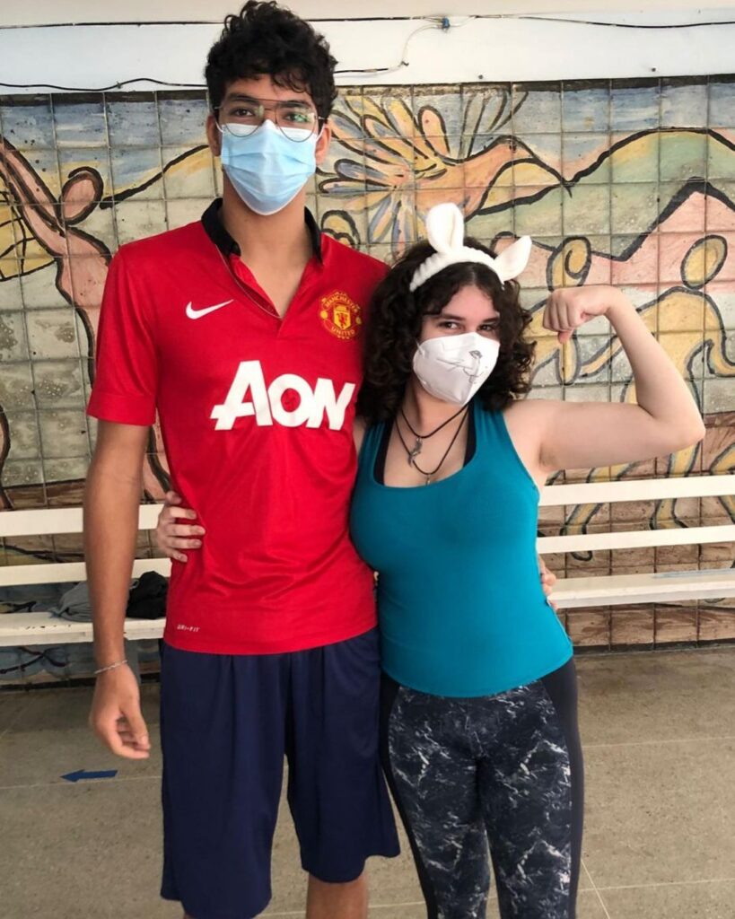 Hoje teve trote do terceirão! 🎊