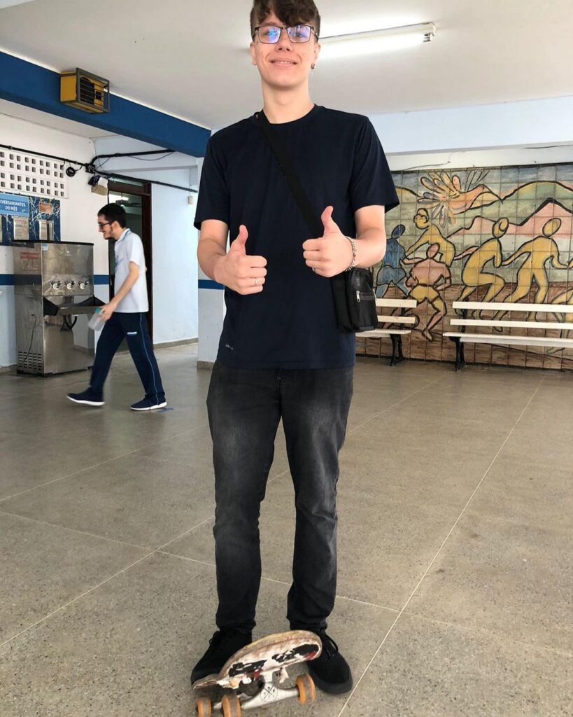 Hoje teve trote do terceirão! 🎊