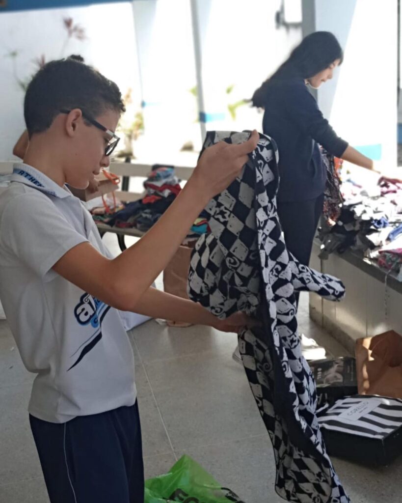 Espírito solidário em ação!