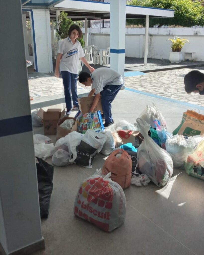 Espírito solidário em ação!