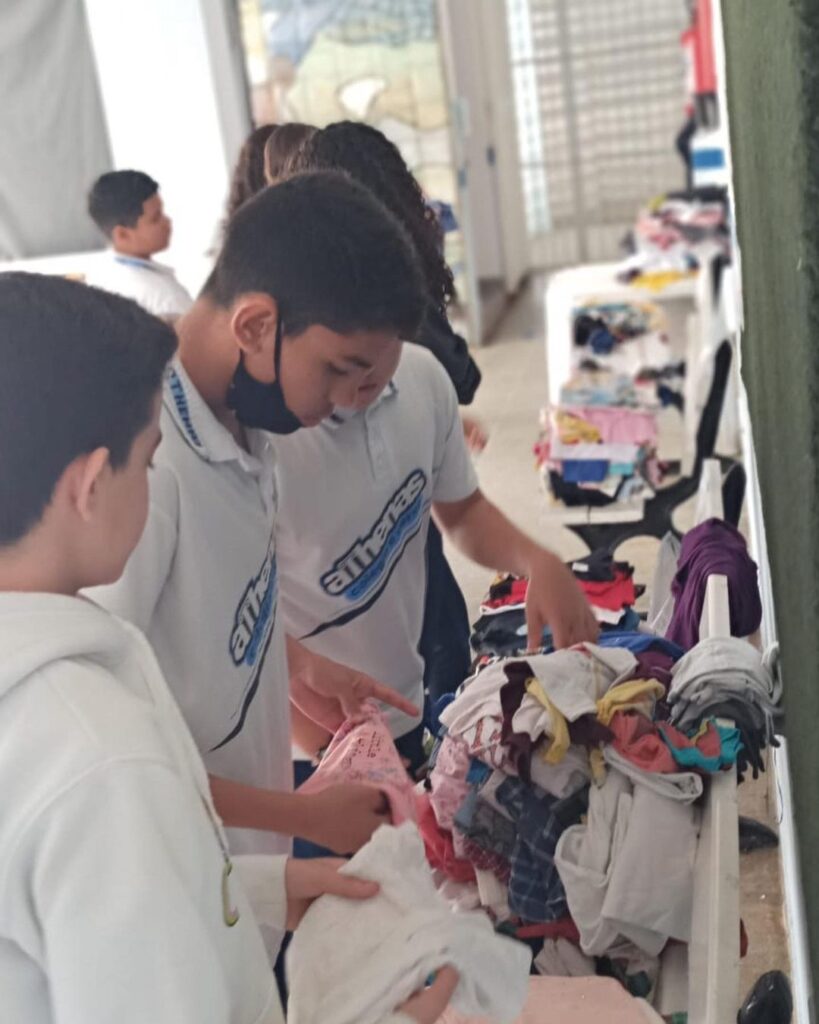 Espírito solidário em ação!