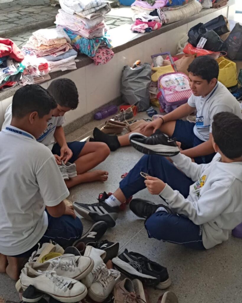 Espírito solidário em ação!