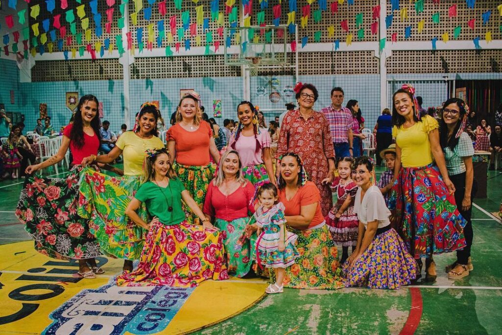 Que festa linda! Em comemoração ao São João e a temporada junina, tivemos um arraiá inesquecível.