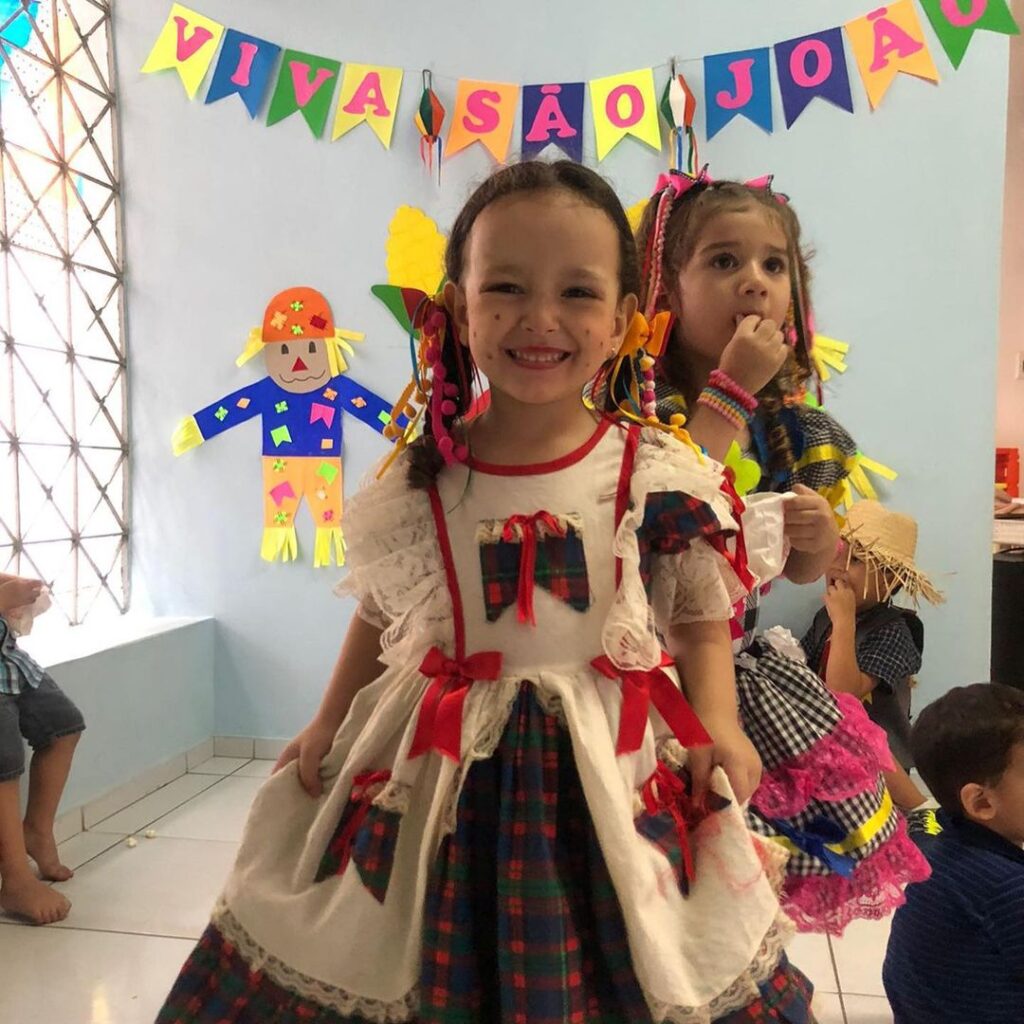 Hoje teve #tbt do São João na Educação Infantil!