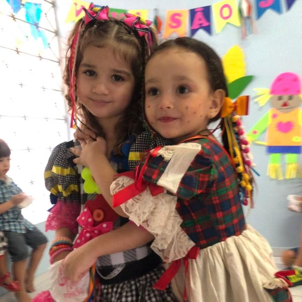 Hoje teve #tbt do São João na Educação Infantil!