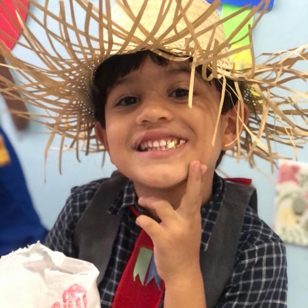 Hoje teve #tbt do São João na Educação Infantil!