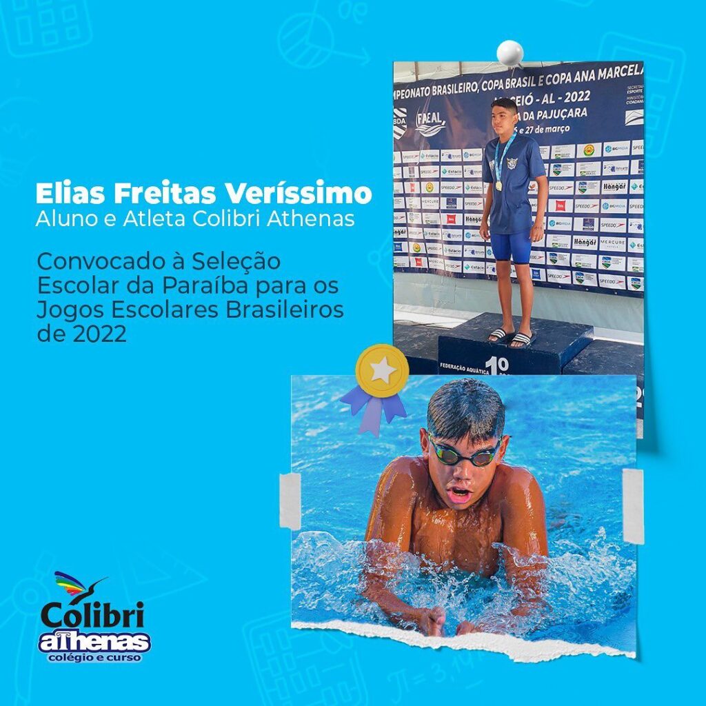 Toda a Família Colibri Athenas se alegra com a notícia e está na torcida por seus resultados.