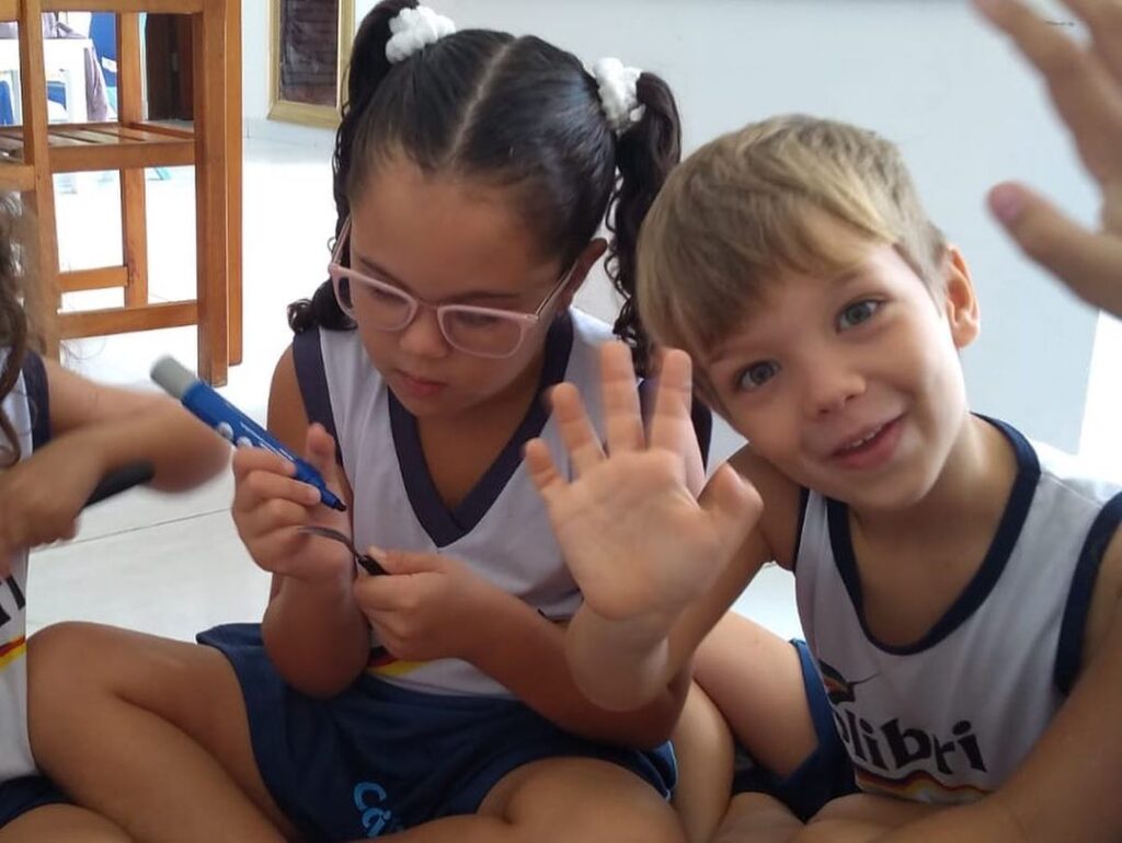 Hoje a turminha do infantil se divertiu muito!