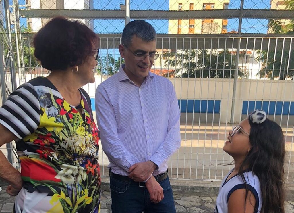 Na tarde de ontem (15), tivemos a honra de receber a visita do presidente do sistema de ensino Poliedro, Nicolau Sarkis.