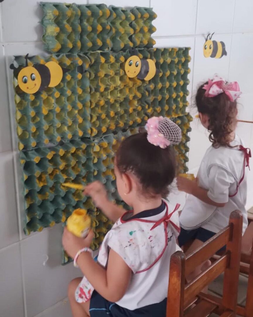 Confira um pouco do que rolou nessa atividade do projeto Primavera, realizada pelo infantil III.