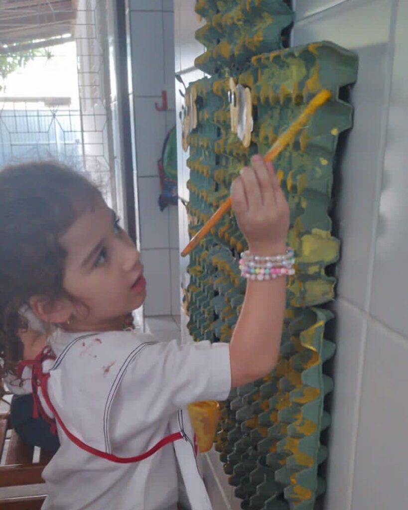 Confira um pouco do que rolou nessa atividade do projeto Primavera, realizada pelo infantil III.