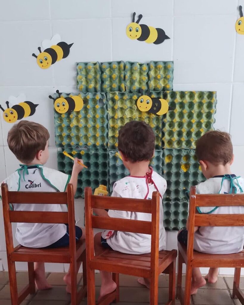 Confira um pouco do que rolou nessa atividade do projeto Primavera, realizada pelo infantil III.