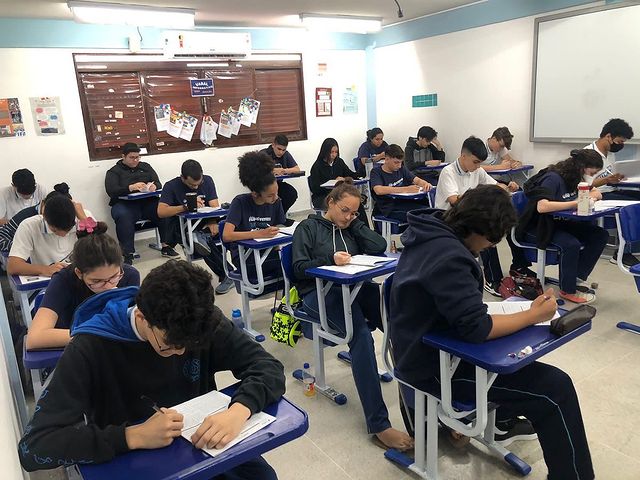 Aconteceu ontem o 1º dia do 5º Simulado para o ENEM, que foi um sucesso!