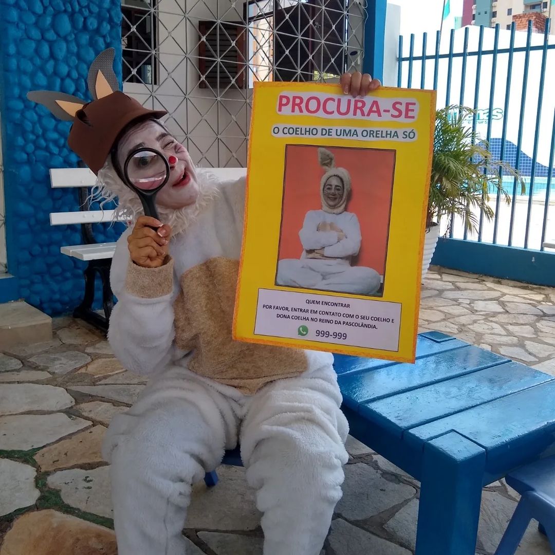 Projeto de Páscoa – O coelho de uma orelha só